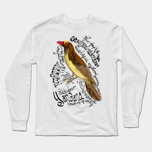 Red-billed Oxpecker; Rooibekrenostervoël; Tsande Long Sleeve T-Shirt